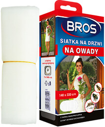 Moskitiera na drzwi Bros biała 140x220cm
