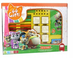 44 Koty. Pieczątki maxi box