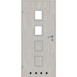 Drzwi wewnętrzne 80L 2 / 4 tuleje dąb
