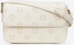 Damska listonoszka z ekoskóry z tłoczoną sygnaturą mała