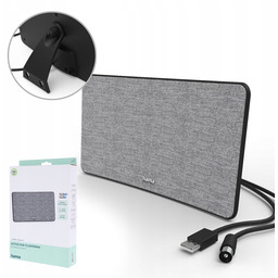 Hama Antena Wewnętrzna Fabric Design DVB-T2 Aktywna