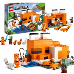 KLOCKI LEGO MINECRAFT 21178 SIEDLISKO LISÓW NA PREZENT