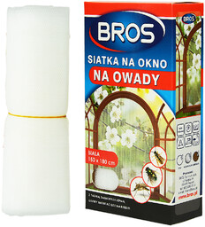 Moskitiera na okno Bros biała 150x180cm