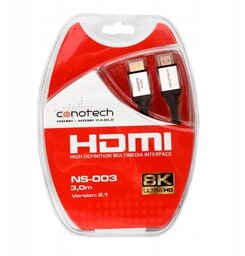 Kabel HDMI 2.1 NS-003/8K 3m Conotech