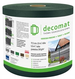 Scala Decomat Taśma Ogrodzeniowa 19,3cm x 2600cm Zielona