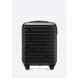 Czarna walizka kabinowa Abs Wittchen 56-3A-391-10 twarda lekka