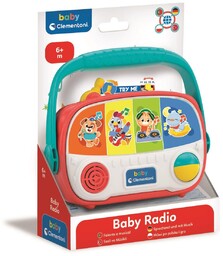 Clementoni, mówiące baby radio 17525