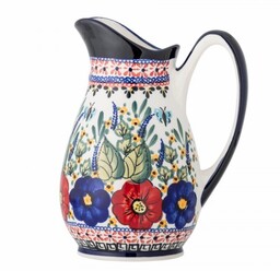 Bloomingville FLORIST Dzbanek Ceramiczny 1,6 l z Motywem