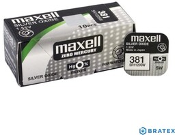 bateria srebrowa mini Maxell 381 / 391 /