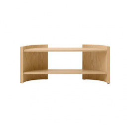 Audo CRESCENT Regał Niski 60 cm / Dębowy