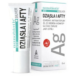 Nanobiotic Med Plus Silver Dziąsła i Afty żel,