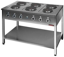 KROMET Kuchnia gastronomiczna elektryczna 6-płytowa 000.KE-6M