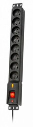 Lestar Listwa przeciwprzepięciowa LXARM 810, 3L, PDU, 3,0m,