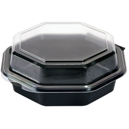Duni Pojemnik Octaview 400 ml czarny (405 szt.)