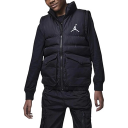 Jordan Kurtka chłopięca bez rękawów Faux Black