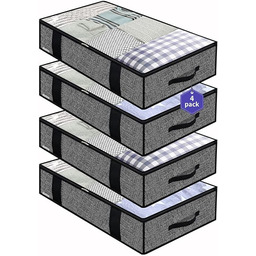 Onlyeasy MXAUBBP4 4-pak toreb do przechowywania ubrań pod