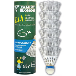 Talbot-Torro lotka do badmintona ELI, średnia prędkość (niebieska),