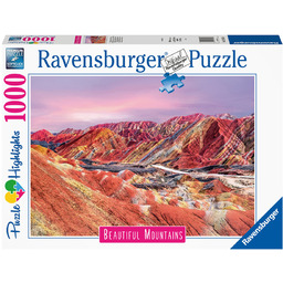 Ravensburger, puzzle, Highlights, Góry Tęczowe, 1000 el.