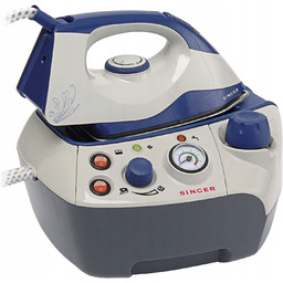 Stacja parowa Singer SHG6201 Generator pary srebrno-niebieskie