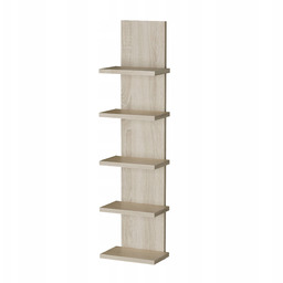 Półka wisząca panel ścienna 5 półek mocowanie niewidoczne