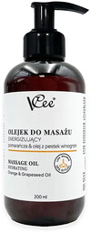Naturalny wegański olejek do masażu VCee 200 ml