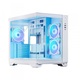 Chieftec Obudowa VISIO GM-30W-T G-OP 6xwentylator ARGB biała