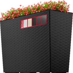 Donica ogrodowa Sorbo rattan 56 x 19 cm,