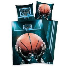 Herding Pościel bawełniana 140x200 Koszykówka 7851 Basketball poszewka