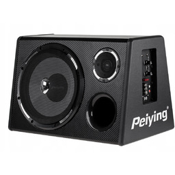 Subwoofer samochodowy skrzynia basowa tuba Peiying 10" 200