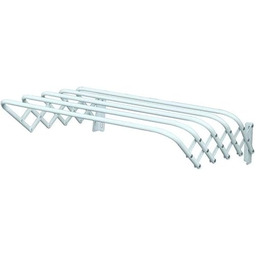 MSV Suszarka ścienna, metal, biała, 80 x 45