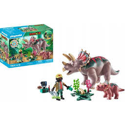 Playmobil Triceratopsy z badaczem Dinozaury Dinos 71821 Katalog