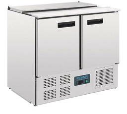 Polar Refrigeration Stół chłodniczy sałatkowy 2-drzwiowy 2x 1/1