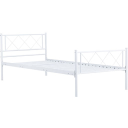ŁÓŻKO METALOWE 90x200 BIAŁE MBD9216