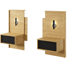 Zestaw stolików nocnych Baltic D z szufladami