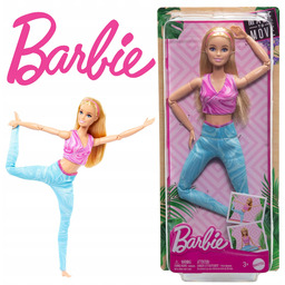 Barbie Lalka Made To Move Blond Włosy Zabawka