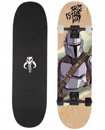 Deskorolka drewniana duża 79 cm 31 cali Mandalorian