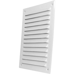 Kratka aluminiowa osłona metalowa D/AKP 150x200 biała
