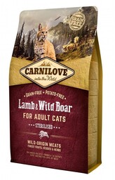 CARNILOVE Cat Lamb & Wild Boar Sterilised 6kg