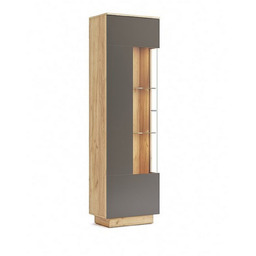 Kredens do salonu prawy witryna Luna LED LN-111-LV,