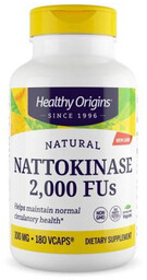 Suplement diety, Healthy Origins Nattokinaza 2000 FUs, 180