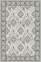 Dywan wełniany klasyczny Agnella Ballata Emivo szary