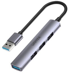 Unitek Hub USB-A 1*USB-A 5 Gbps, 3*USB-A 2.0