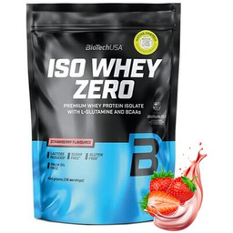 BIOTECH Odżywka białkowa Iso Whey Zero Truskawkowy (454