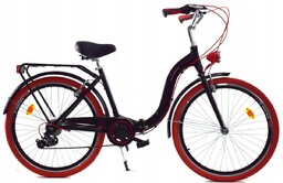 Rower Dallas Składak Alu 28'' 7spd - czarny