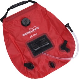 Redcliffs Prysznic kempingowy, 20 l, czerwony, czerwony