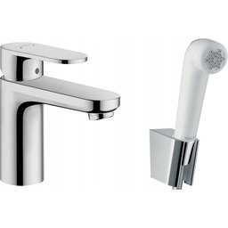 Bateria umywalkowa stojąca Hansgrohe Vernis Blend 100 Bidette
