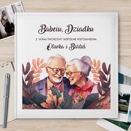Duży album na zdjęcia dla babci i dziadka
