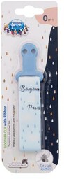 Canpol babies Bonjour Paris Soother Clip With Ribbon