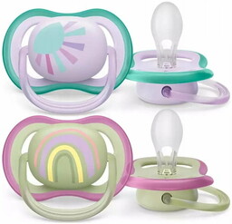AVENT Smoczki do uspakajania Ultra Air Girl