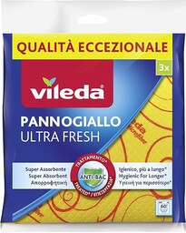 Vileda Zestaw 3 żółtych ściereczek